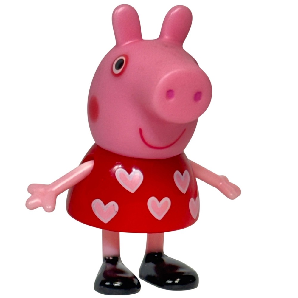 Peppa Pig 3-Inch‎ Articulated Figure in Red Heart Dress